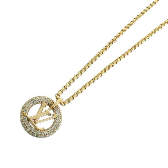 LOUIS VUITTON Gold Necklace - Picture 1 of 5